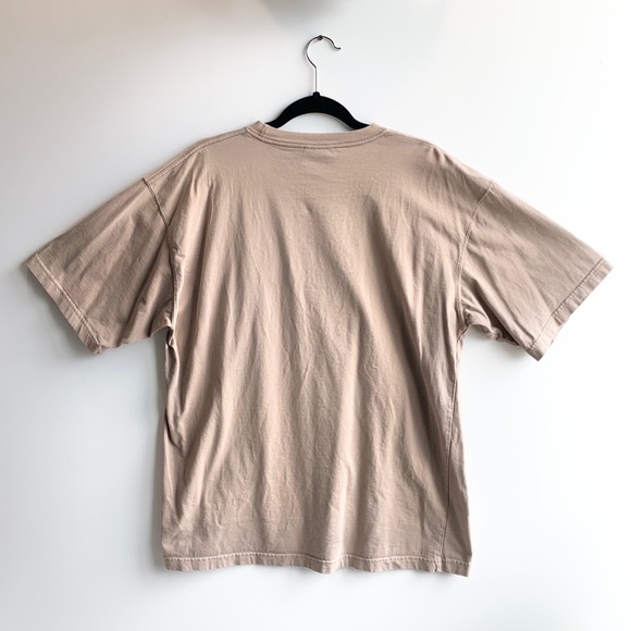 Tan Reebok Tee With Embroidered Logo - Picture 3 of 4
